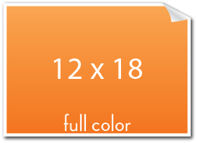 Wide Format, Full Color 12x18 Labels