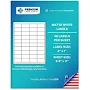 Premium Label Supply White Sticker Barcode Labels 2 x 1 inch Laser/Inkjet Compatible (40 Labels/Sheet), 100 Sheets 4000 Total Adhesive Labels, Size: