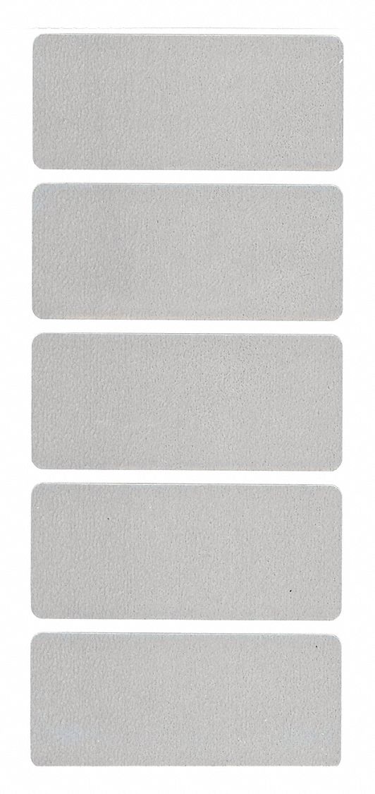 SEE ALL INDUSTRIES Label: Aluminum Laminated, Silver, 0.01 in Thick, Rectangle, 100 PK