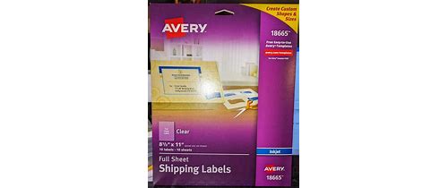 Avery Clear Easy Peel Mailing La…