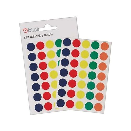 Blick Labels, Assorted Colours, S…