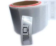 Az-h65 Coated Paper Programmable Iso 18000-6c Uhf Rfid Tag Passive Rfid Label Sticker For Warehouse Management