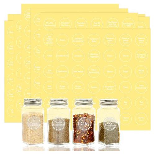 Spice Labels, 432Pcs Spice Label…