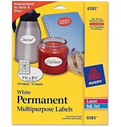 Avery Oval Print-to-the-Edge Labels