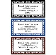 Personalized Self-Stick Adornment Border Address Labels -Set of 144