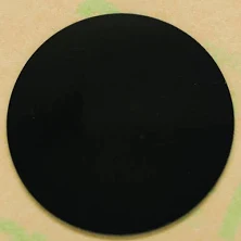 6 On-Metal NFC Tag Stickers 25mm (1 inch) Round - 888 Bytes NTAG216, Compatible with all NFC-capable phones Black