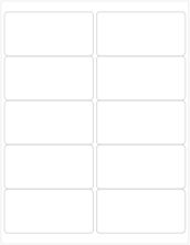 Tape Logic® 4 x 2" Clear Rectangle Laser Labels LL223CL