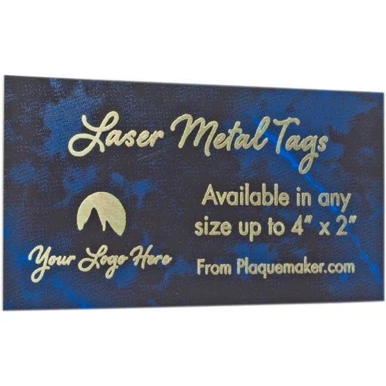 PlaqueMaker Customizable Laser Metal Labels