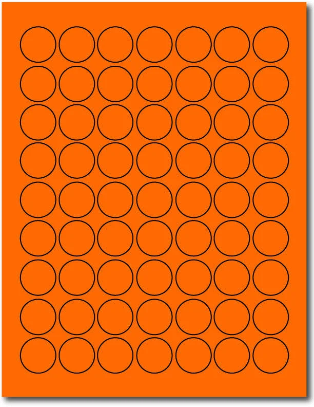 1" Round Labels