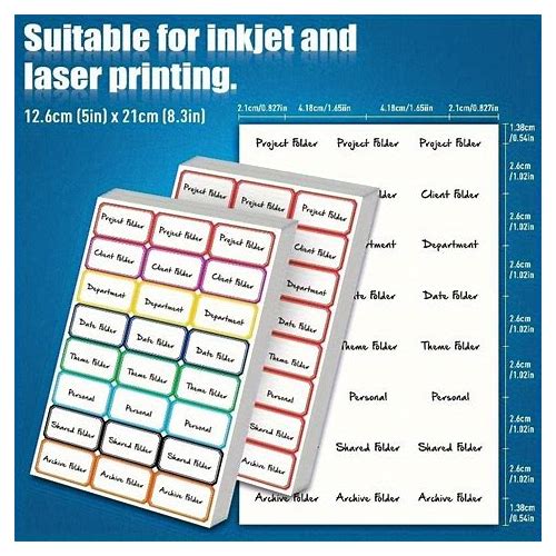 Self-Adhesive Labels Blank Writa…