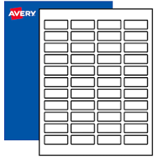 2/3" x 1-3/4" Blank Rectangle Labels, Print to the Edge - Avery