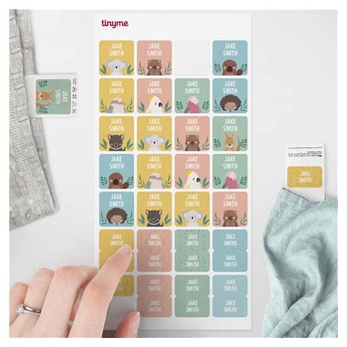 Personalized Stick-On Clothing La…