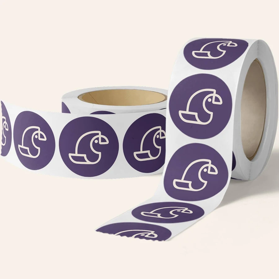 Die Cut Roll Labels | Custom FSC-Certified, Compostable Labels, 12 Sizes​