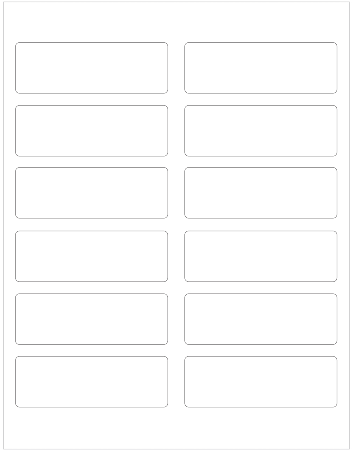 Compostable Rectangle Labels