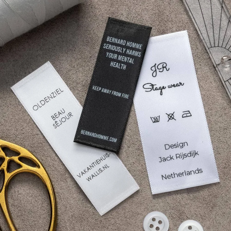 300 pcs - Care Labels with your Name or Logo