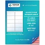 Premium Label Supply Glossy Clear Address Labels 2 x 4 inch Laser/Inkjet Compatible (10 Labels/Sheet), 25 Sheets 250 Total Adhesive Labels, Women's,