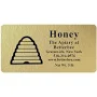Small Rectangle Gold Labels