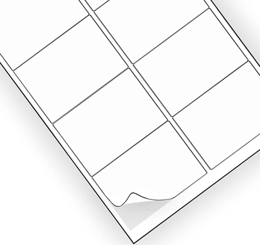 (1200) 4 X 2.5 Ecoswift Laser/ink Address Shipping Adhesive Labels 8