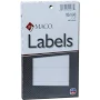 Maco MS-1648 1x3" Labels, White, Removable, Pack 250