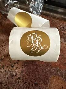 Personalized Labels, Square or Round, Monogrammed, Custom, Foil Labels, Gift Stickers, Gifts Tags, Goodie Bag Tags, Welcome Bag Tags, Seals