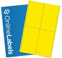 4" x 7" Large Format Labels