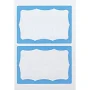 Advantus Color Border Adhesive Name Badges