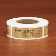 Personalized Off-Centered Address Labels 200