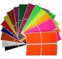 Royal Green Rectangular Color Coding Labels
