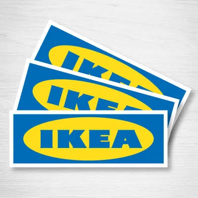 50 Custom Full Color Rectangle Stickers | 24Hourwristbands