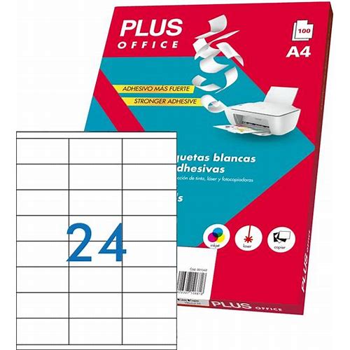 Plus Office - Self Adhesive White …