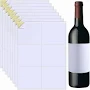 20pcs Blank Wine Label Sticker Adhesive