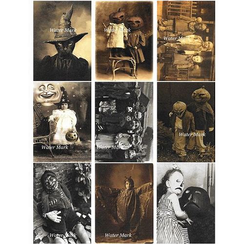 Halloween Vintage Style Self Adh…