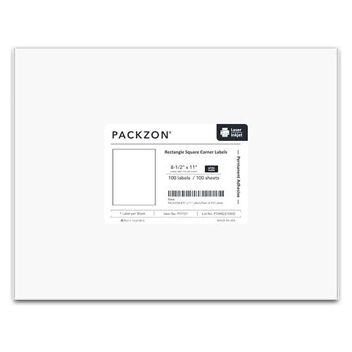 PACKZON Sticker Printer Paper …