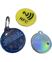 Custom Epoxy Nfc Tag With Rfid Function For Business Card And Access Control Systems In Pvc Material Waterproof Design
