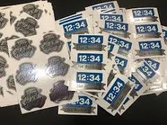 Silver Foil Stickers: Personalized Reflective Labels