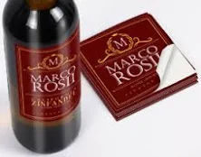 25 qty Custom Wine Labels - 4" x 6" Size