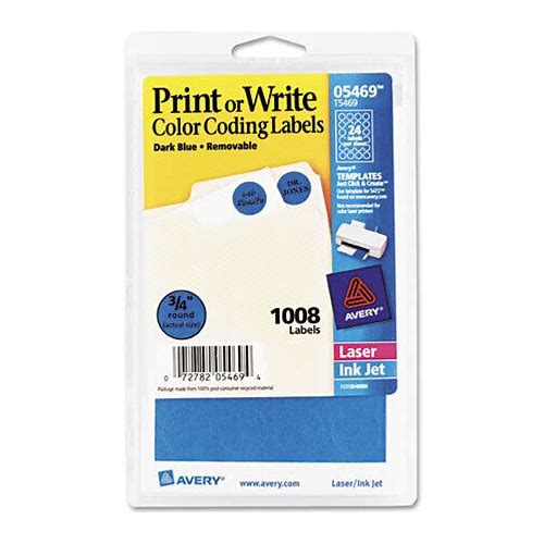 3 X Avery Print/Write Self-Adhesiv…
