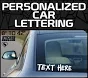 Personalized Car Lettering Vinyl Stickers