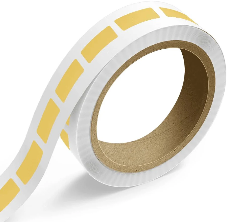 JAM Custom Matte Silver Foil Roll of Rectangle Labels