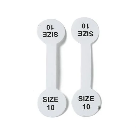 1000pcs Folding Paper Ring Size Sticker