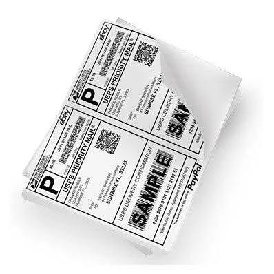 Compulabel Half Sheet Shipping Label for Laser & Inkjet Printers