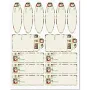 Current Santa Squares Labels Set of 42