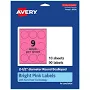 Avery Round Scalloped Labels