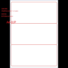 Waterproof Letter Size A4 Blank Labels Laser Inkjet Packaging Sticker Paper Prin