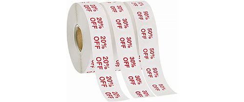 Self-Adhesive Discount Label Kit …