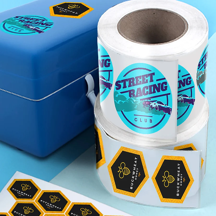 Oval Custom Labels & Stickers - 1000 qty - 3" x 4"