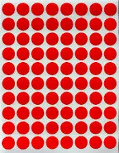 Royal Green 1/2 inch Labels