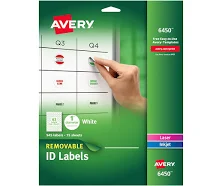 Avery Removable Labels 6450