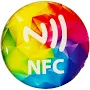 NFC Smart Sticker NTAG213 – Epoxy, self-adhesive, metal compatible | Taggytech - NFC006