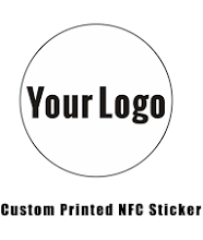 Custom Printed NTAG215 Sticker Label 13.56MHz 14443A protocol NFC Forum Type 2 Tag